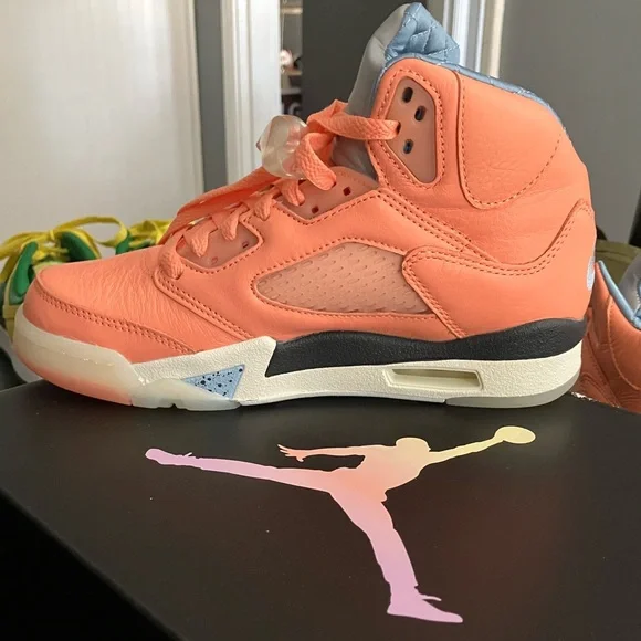 DJ Khaled x Nike Air Jordan 5 We the Best Crimson Bliss NEW w/ Box! RARE Shoes! - Picture 14 of 16